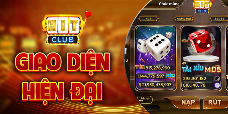 Giao diện hiện đại, tối ưu tốc độ load game